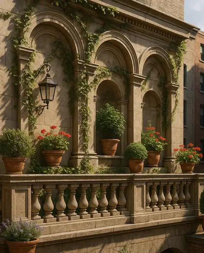 renaissance garden — balcony (urban)