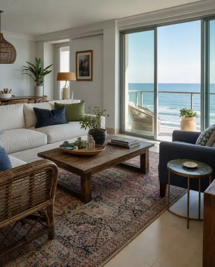 eclectic condo — room (coastal)