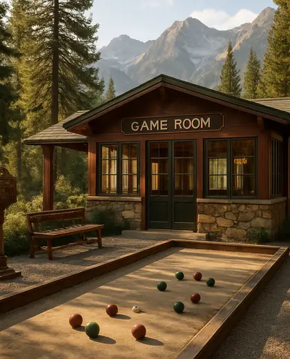 vintage yard — game room (alpine)