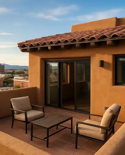 southwestern condo — roof (urban)