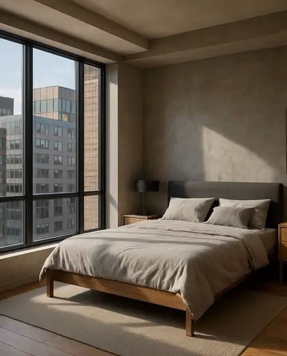 contemporary house — bedroom (urban)
