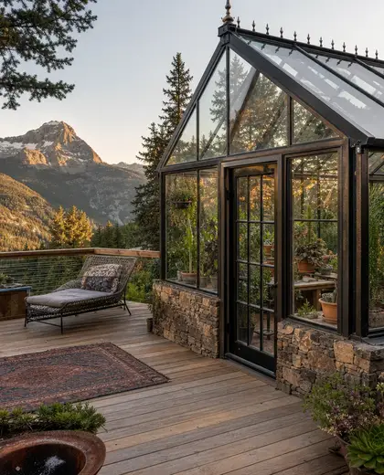 eclectic greenhouse — deck (alpine)