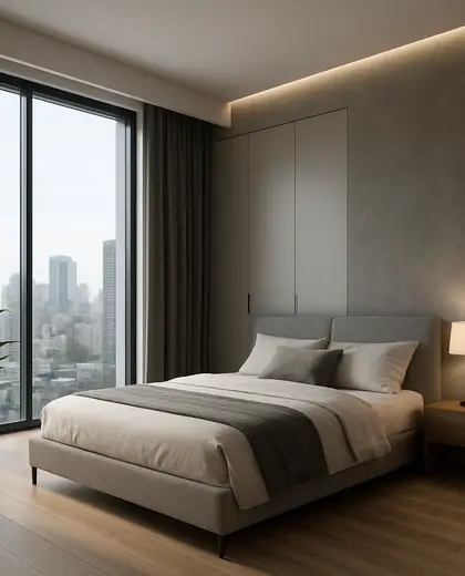 modern house — bedroom (urban)
