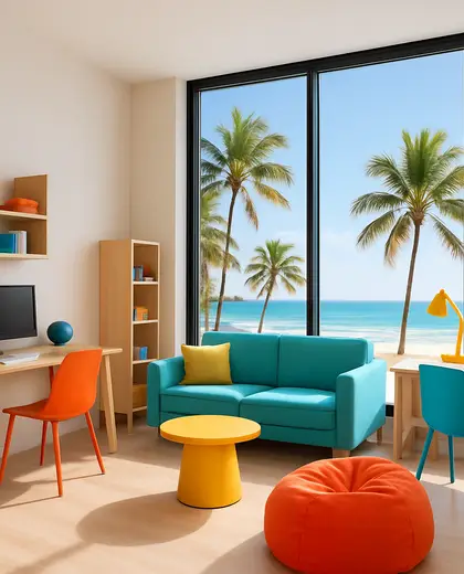 modern office space — youth room (beach)