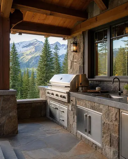 craftsman store — outdoor kitchen (alpine)
