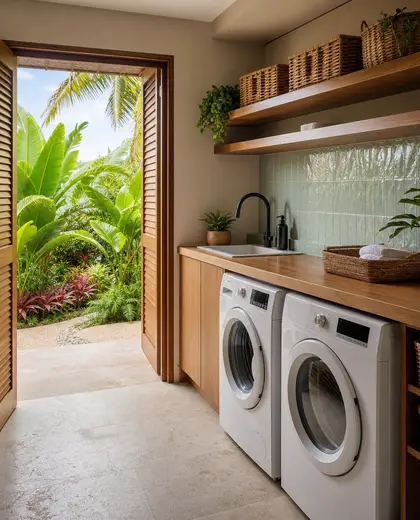 tropical building — laundry room (tropical)