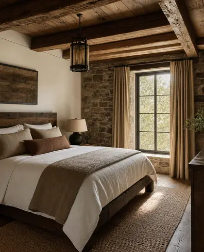 rustic building — guest room (space)