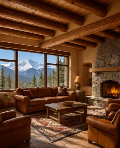 southwestern penthouse — reception (alpine)