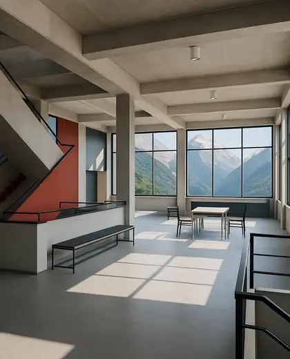bauhaus building — main hall (alpine)