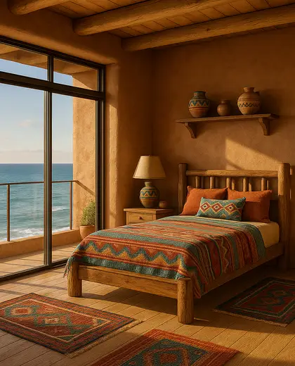 southwestern penthouse — youth bedroom (ocean)