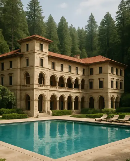 renaissance hotel — pool (forest)