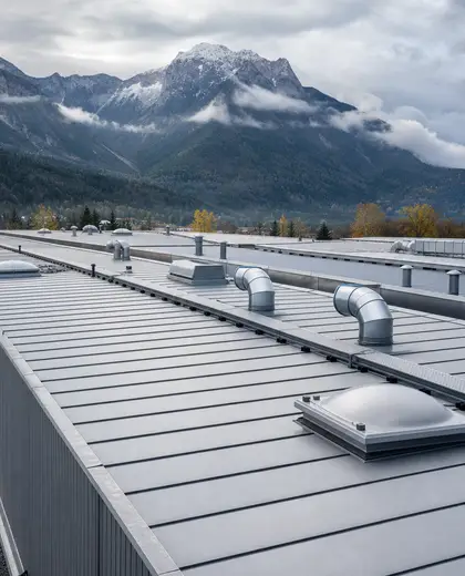 industrial building — roof (mountain)