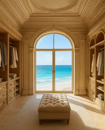 renaissance penthouse — walk in closet (beach)