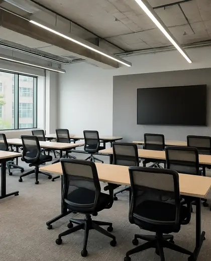 contemporary office space — training room (space)