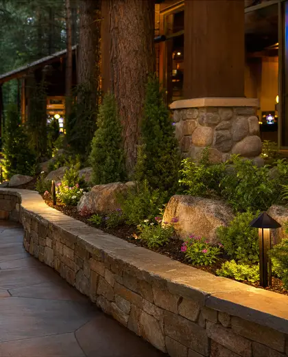 rustic casino — raised garden bed (forest)