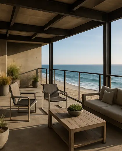 industrial condo — patio (coastal)