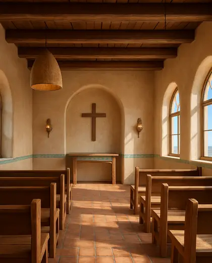 southwestern church — room (coastal)