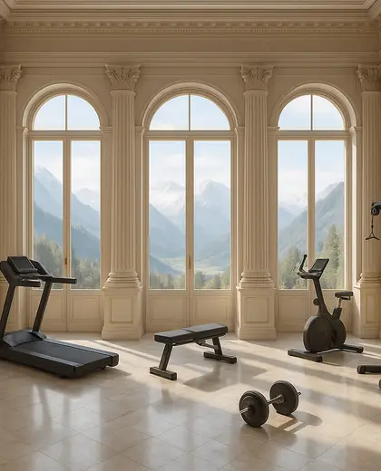 neoclassical apartment — training room (mountain)