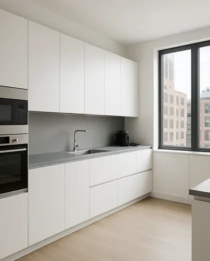 minimalist house — kitchen (urban)