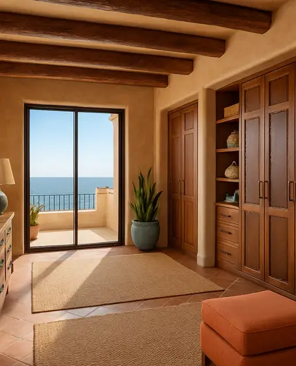 southwestern penthouse — dressing room (ocean)