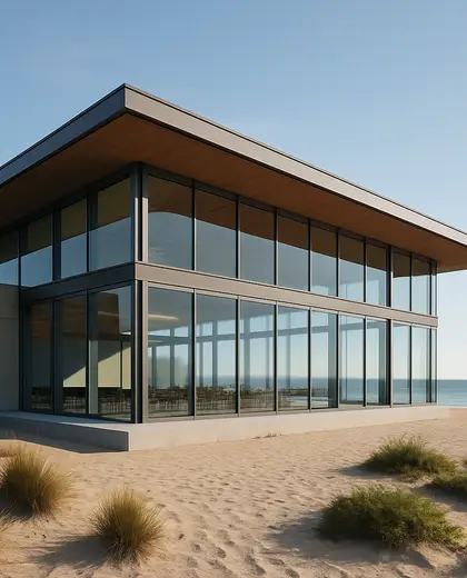 modern building — conference hall (beach)