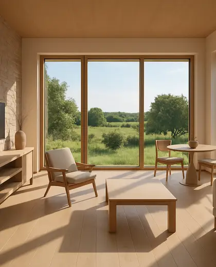 modern house — room (rural)