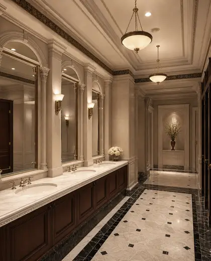 neoclassical theater — rest room (urban)