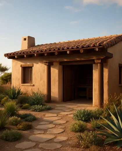 southwestern backyard — workshop (coastal)