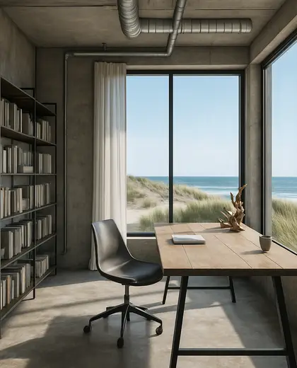industrial office space — study (coastal)