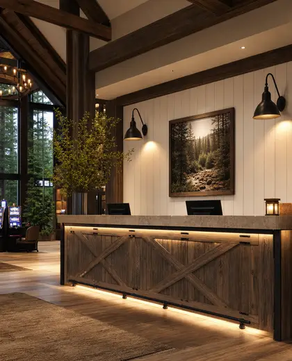farmhouse casino — reception (forest)