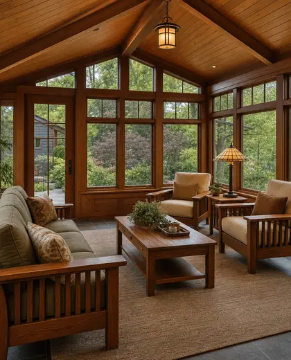 craftsman house — sunroom (space)