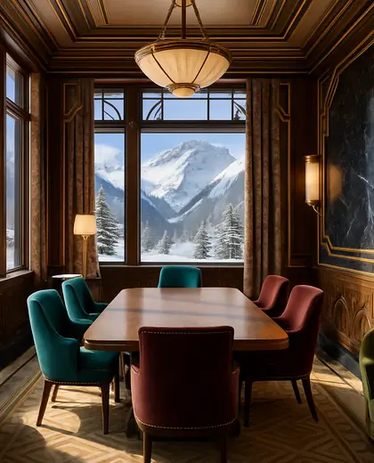 art deco store — meeting room (alpine)
