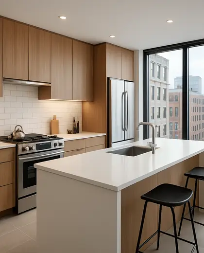 modern home — kitchen (urban)