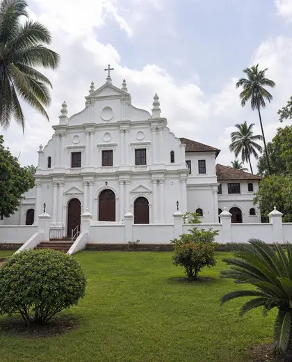 colonial church — front yard (tropical)