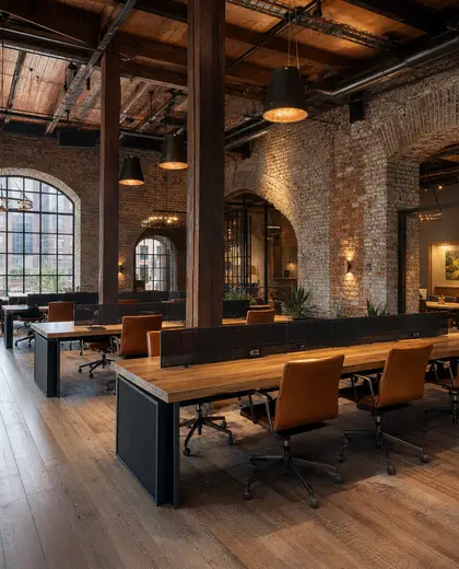 rustic casino — coworking space (urban)