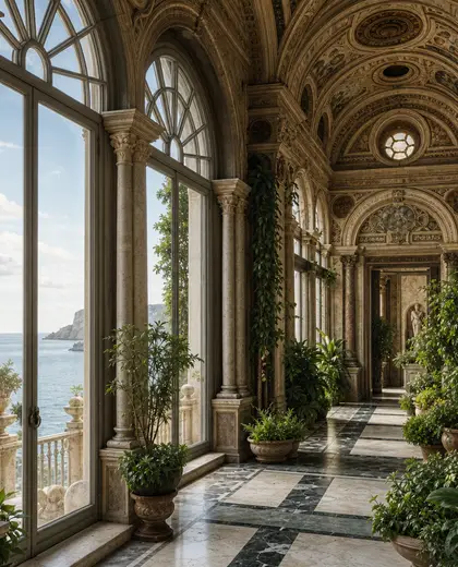renaissance church — winter garden (ocean)