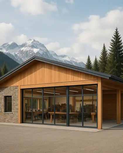 modern yard — workshop (alpine)