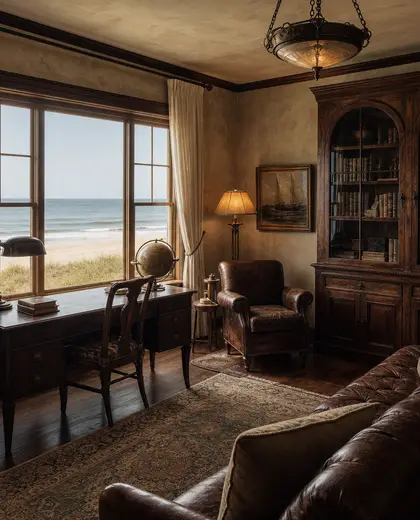 vintage salon — study (beach)