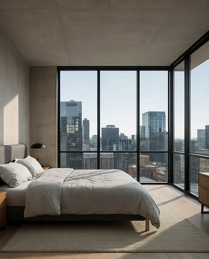 modern house — bedroom (urban)