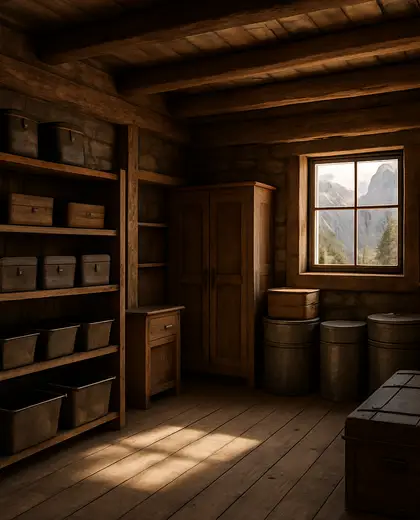 vintage store — storage room (mountain)