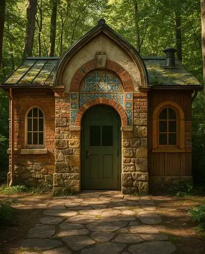eclectic facade — rest room (forest)