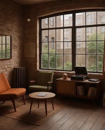 vintage backyard — youth room (urban)