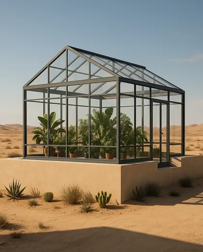 bauhaus greenhouse — terrace (desert)