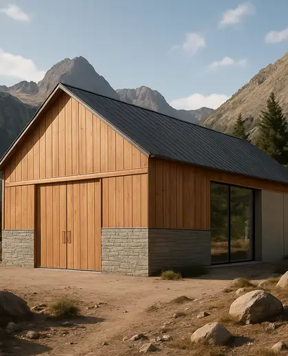 minimalist farmhouse — warehouse (mountain)