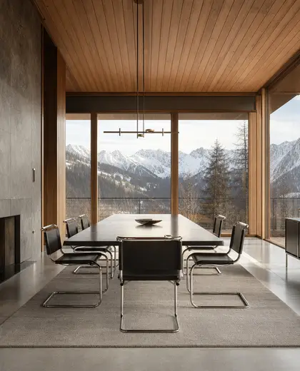 bauhaus salon — formal dining room (alpine)