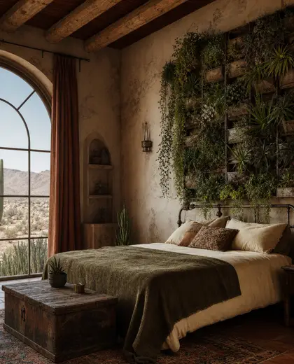vintage vertical garden — bedroom (desert)