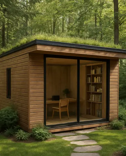 sustainable yard — study (forest)