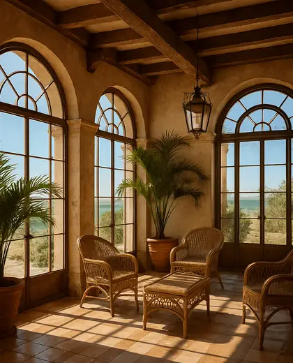 vintage home — atrium (coastal)