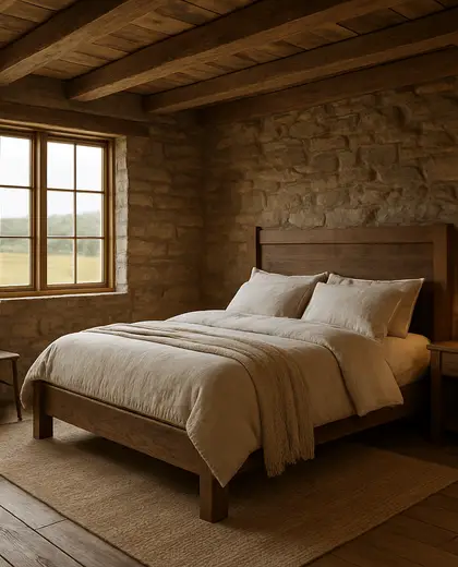 rustic house — master bedroom (rural)