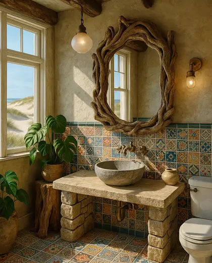 eclectic house — rest room (beach)
